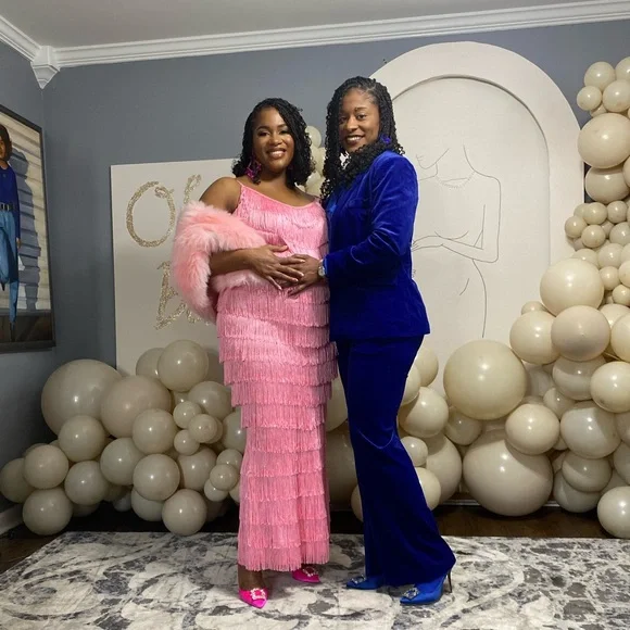 🔥 ShopAKIRA Velvet Royal-Blue Power Suit – Blazer + Pants Set 🔥 - Picture 2 of 8